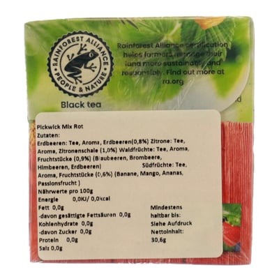 Pickwick Fruit Variation Red 20 stk