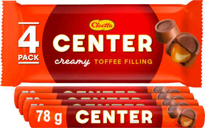 Cloetta Center Rulle 4-pak 312 g