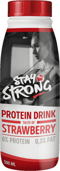 Proteindrik Jordbær Stay Strong 6x500 ml