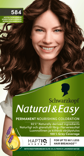 Natural & Easy 584 Mokka Chokoladebrun
