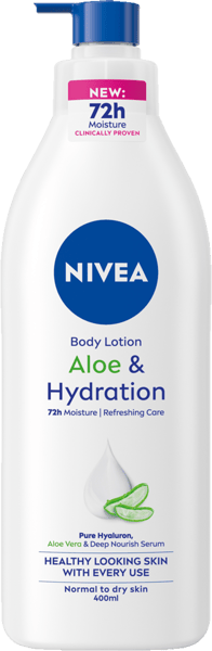 Nivea Bodylotion Aloe m Pumpe 400 ml